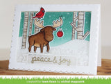 Lawn Fawn, Clear Stamps 4"X6", Snowy Backdrops