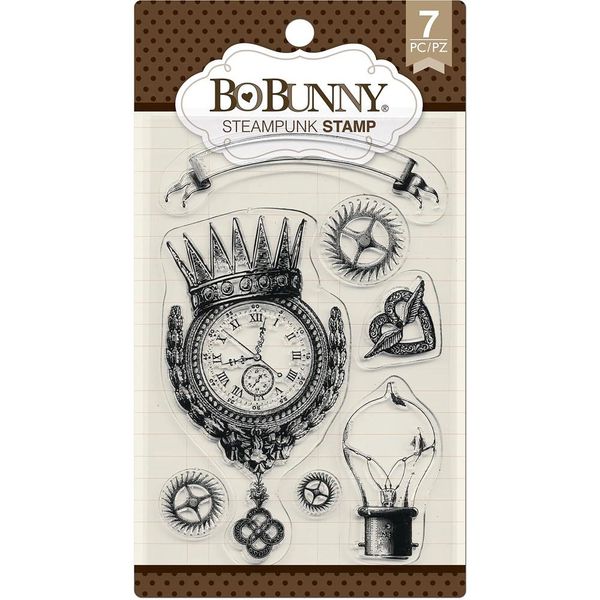 BoBunny Stamps, Clear Stamp, Steampunk