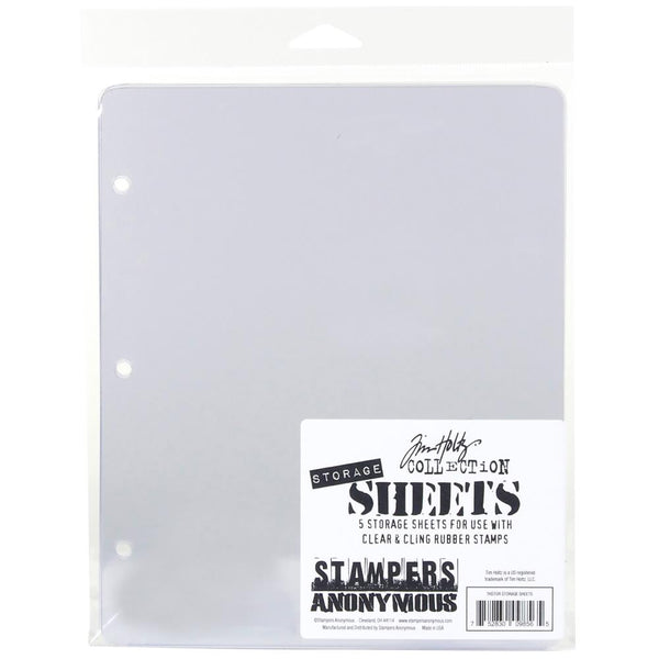 Stampers Anonymous, Tim Holtz Storage Sheets 5/Pkg