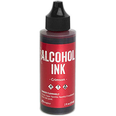 Tim Holtz Alcohol Ink 2oz, Crimson