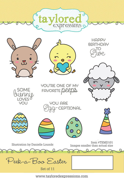 Taylored Expressions, Peek-A-Boo Easter, Cling Stamps - Scrapbooking Fairies