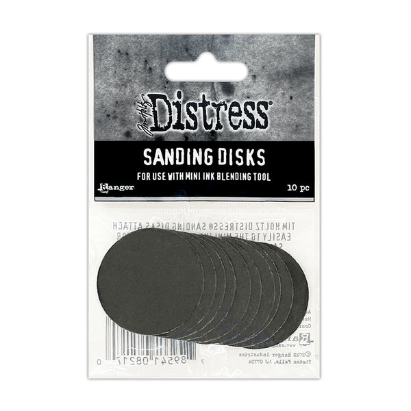 Tim Holtz Distress Sanding Disks, 10/Pkg