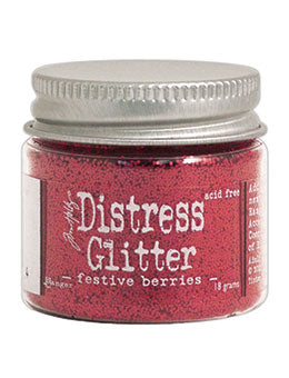 Tim Holtz Distress Glitter 18g, Festive Berries