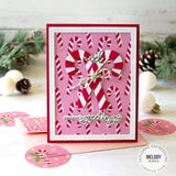 Taylored Expressions, Cling & Clear Stamp Combo, Candy Cane Lane