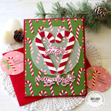 Taylored Expressions, Cling & Clear Stamp Combo, Candy Cane Lane