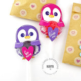 Taylored Expressions, Clear Stamp & Die Combo, Penguin Hugs