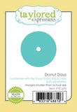 Taylored Expressions, Cling & Clear Stamp & Die Combo, Donut Days