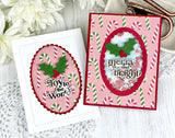 Taylored Expressions, Cling & Clear Stamp Combo, Candy Cane Lane