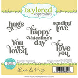 Taylored Expressions, Cling Stamps, Love & Hugs