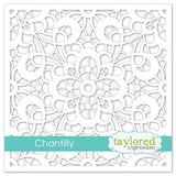 Taylored Expressions, 6"X6" Designer Stencil, Chantilly