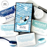 Taylored Expressions, Mini Slim Designer Stencil, Tidal (3.75" x 6.25")