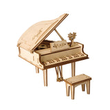 Hands Craft,  3D Modern Wooden Puzzle, Piano