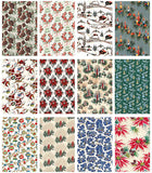 Tim Holtz Idea-Ology, Worn Wallpaper 5"X8" 24/Pkg, Christmas, 12 Designs/2 Each