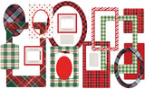 Tim Holtz Idea-Ology Chipboard Baseboards 17/Pkg, Christmas (TH94093)