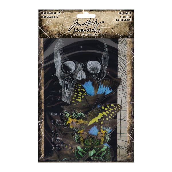 Tim Holtz, Idea-Ology, Transparencies 14/Pkg, Halloween