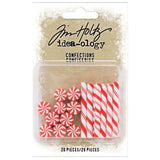 Tim Holtz Idea-Ology, Confections, 20/Pkg, Christmas (TH94210)
