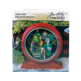 Tim Holtz, Idea-Ology Curio Clock, Glossy Red -Christmas