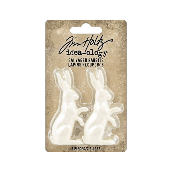 Tim Holtz Idea-Ology, Salvaged Rabbits/2/Pkg (TH94303)