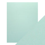 Tonic Studios, Craft Perfect Weave Textured Classic Card 8.5"X11" 10/Pkg, Arctic Blue