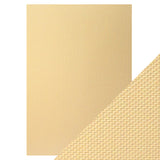 Tonic Studios, A4 Luxury Embossed Cardstock, Golden Mosaic