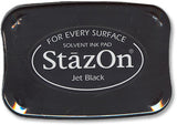 StazOn Ink Pad, Jet Black - Scrapbooking Fairies
