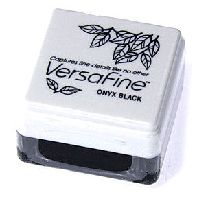 Versafine Ink Pad Cube, Onyx Black - Scrapbooking Fairies