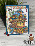 Riley & Company, Rubber Stamps, Urban Chic Business District, Taco Shroom
