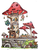 Riley & Company, Rubber Stamps, Urban Chic Business District, Tea Shoppe