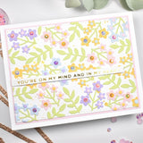 Spellbinders Glimmer Hot Foil Plate & Die, Mini Sincere Sentiments