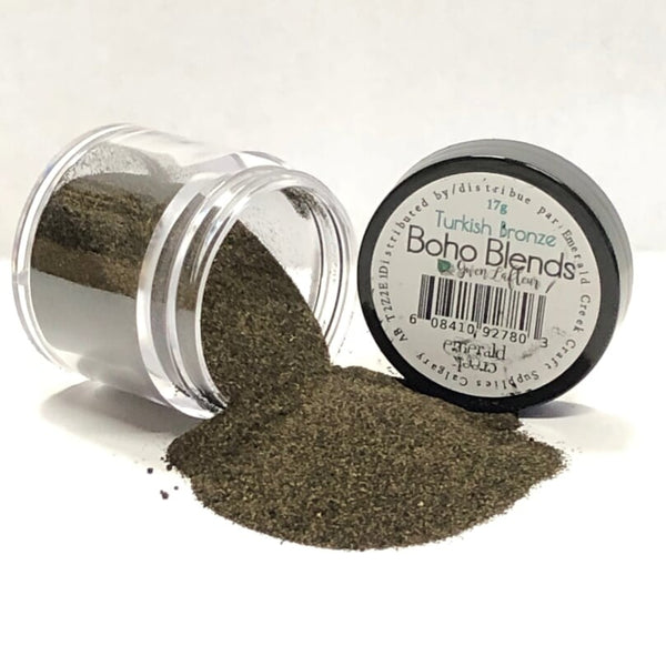 Emerald Creek, Boho Blends Embossing Powder, Gwen Lafleur, Turkish Bronze