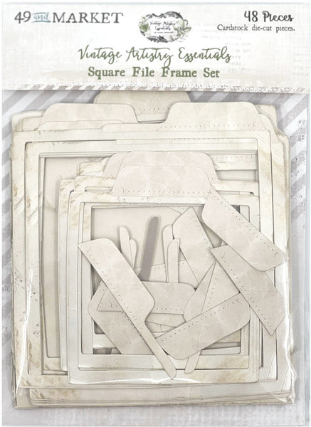 49 And Market, Vintage Artistry Essentials File Frame Set, Square