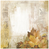 49 And Market, Vintage Artistry In The Leaves Dbl-Sided Cardstock 12"X12",  Autumnal