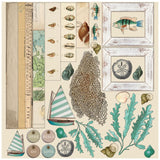 49 And Market Collection Pack 12"X12", Vintage Artistry Shore
