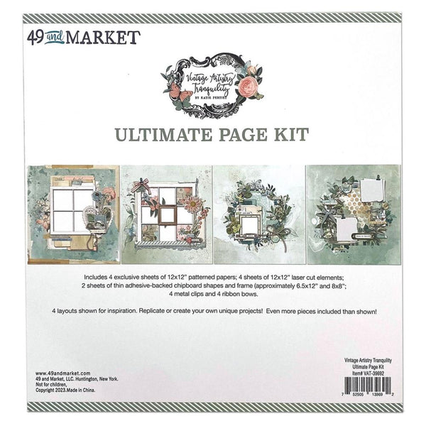 49 And Market Ultimate Page Kit, Vintage Artistry Tranquility