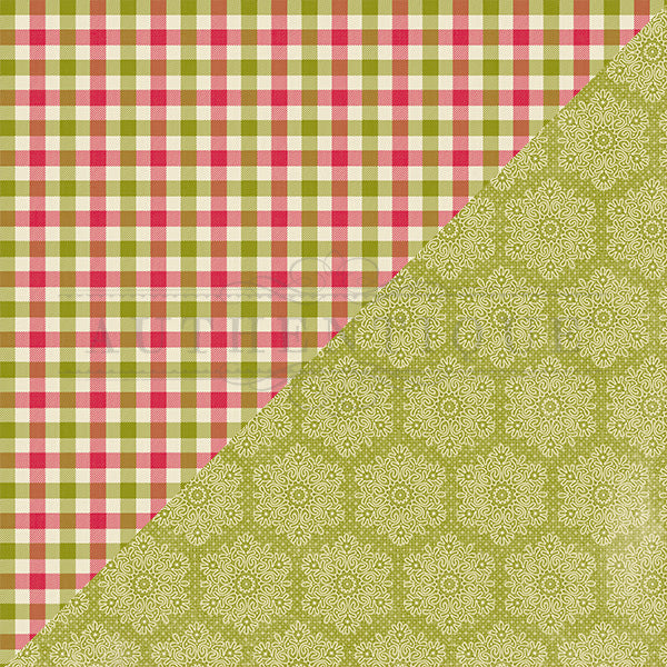 Authentique, Vintage Christmas , Theme 6 - Doublesided Paper - Scrapbooking Fairies