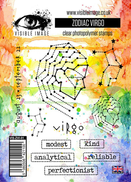 Visible Image, Zodiac, Clear Stamps, Virgo (August 23 - September 22)