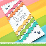 Lawn Cuts Custom Craft Die, Valentine Hearts Border (LF2736)