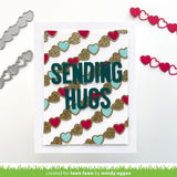 Lawn Cuts Custom Craft Die, Valentine Hearts Border (LF2736)
