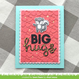 Lawn Fawn, Lawn Cuts Custom Craft Die, Quilted Heart Backdrop: Portrait (LF2739)