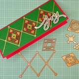 Spellbinders Etched Dies, Kaleidoscope Argyle (S4-1128)