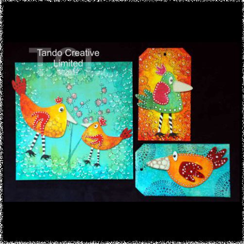 Whimsical Birds Set 1