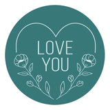 Spellbinders Wax Seal Stamp, Sealed by Spellbinders - Love You Heart (WS-018)