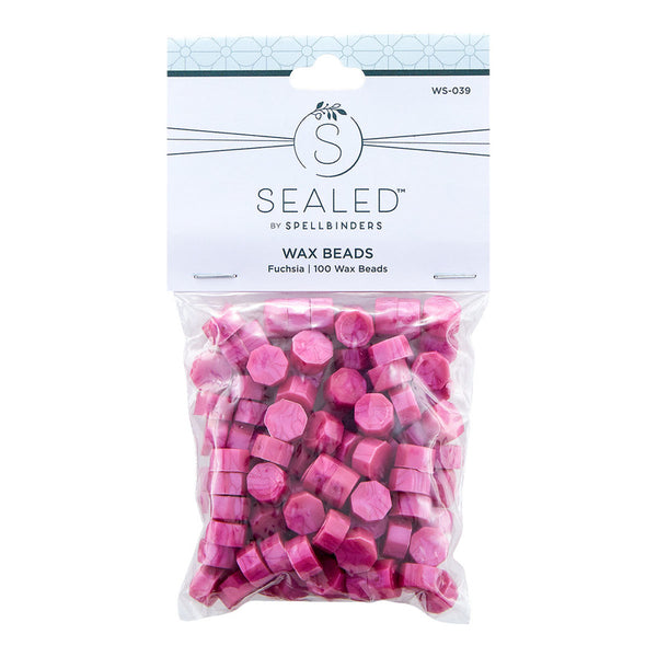 Spellbinders, Wax Beads, Sealed by Spellbinders, Fuchsia (WS-039)