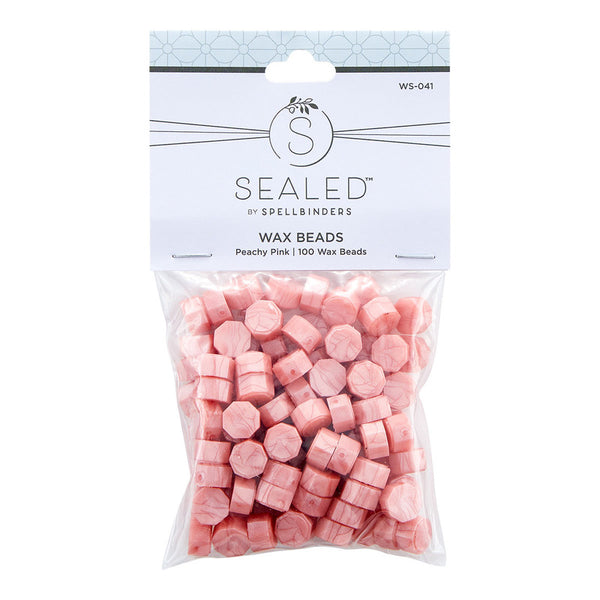 Spellbinders, Wax Beads, Sealed by Spellbinders, Peachy Pink (WS-041)