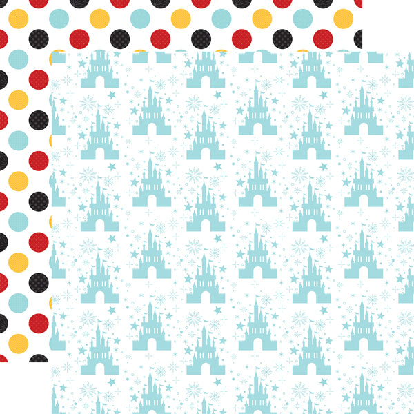 Echo Park Paper, Wish Upon A Star, Double-Sided Cardstock 12"X12", Magical Castles