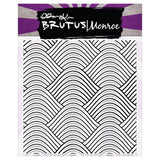 Brutus Monroe,  Clear Stamps 5.75"X5.75", Wave Background