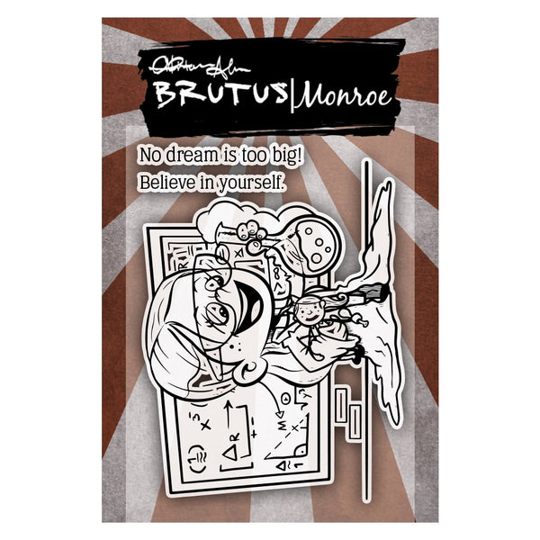 Brutus Monroe, Clear Stamps 3"X4", When I Grow Up - Scientist