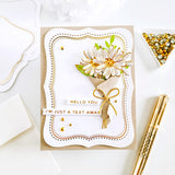 Spellbinders Glimmer Hot Foil Plate & Die, Mini Sincere Sentiments