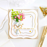 Spellbinders Glimmer Hot Foil Plate & Die, Mini Sincere Sentiments