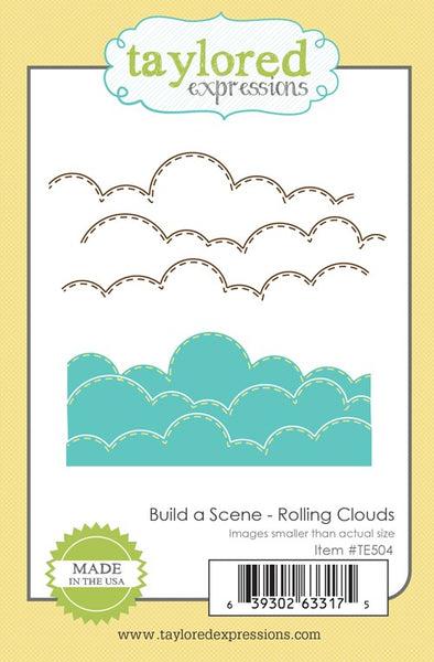 Taylored Expressions, Build a Scene - Rolling Clouds, Thinlits Dies - Scrapbooking Fairies